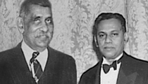 Mr.Mendis with H.E. D.S.Senanayake first Prime Minister of Sri Lanka