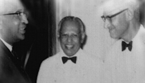 Mr.Mendis with H.E. President of Sri Lanka and Mr. J.A. Leembruggen